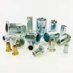 Open End Steel Reduced Flange Round Rivet Nut Grip 2.0 mm - 4.5 mm